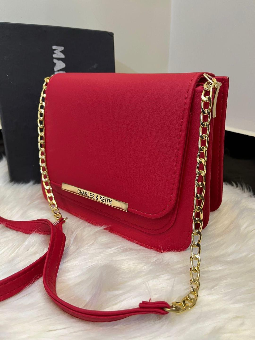 Women’s Chic Crossbody Bag – Brown Rexine