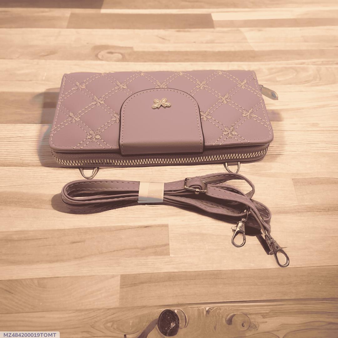 🦋 Elegant Women’s Embroidered PU Leather Clutch – Butterfly Design