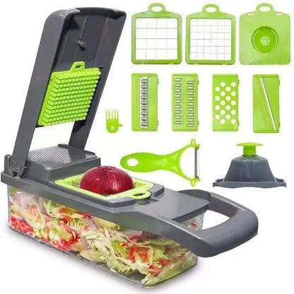 16-in-1 Vegetable Cutter & Chopper – Multifunctional Slicer, Dicer, Peeler & Fruit Cutter