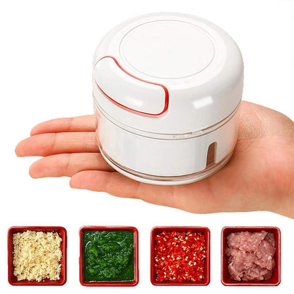 All-in-One Manual Food Chopper – Multi-Purpose Veg & Meat Cutter