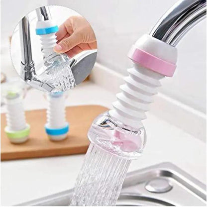 Kitchen Tap Faucet Extender – 360° Rotating Water Saving Nozzle (Pack of 2) | Multipurpose Sink Spray Extender