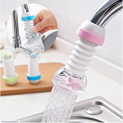 Kitchen Tap Faucet Extender – 360° Rotating Water Saving Nozzle (Pack of 2) | Multipurpose Sink Spray Extender