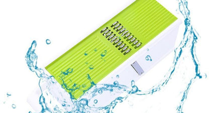 Multifunctional Vegetable Slicer & Grater – 4 Blade Food Prep Tool (ABS + Stainless Steel)