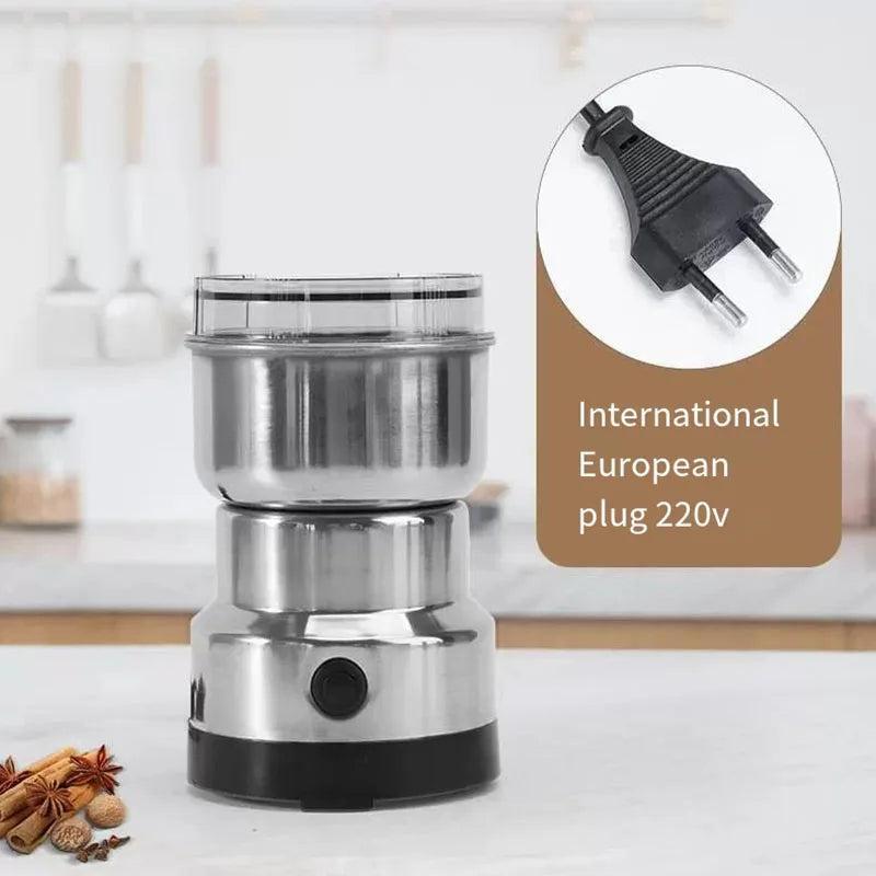 ⚡ Mini Electric Spice Grinder – Stainless Steel Coffee & Masala Grinding Machine (220V) | 1 Pc