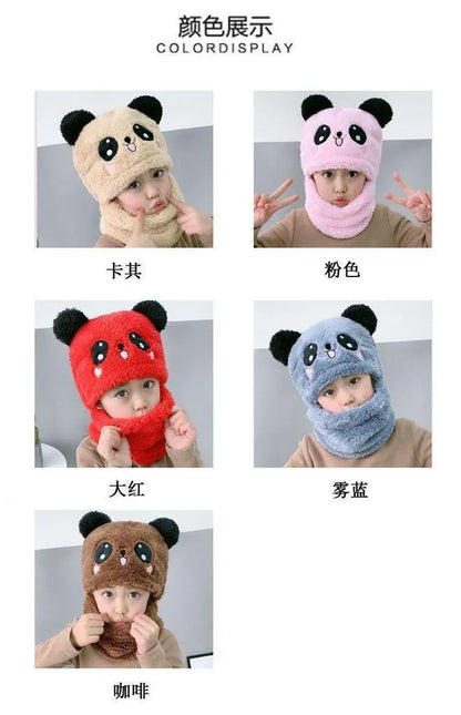 Cozy Wool Beanie & Neck Warmer Set for Kids (Ages 1–10) – Soft, Warm & Comfortable Winter Cap