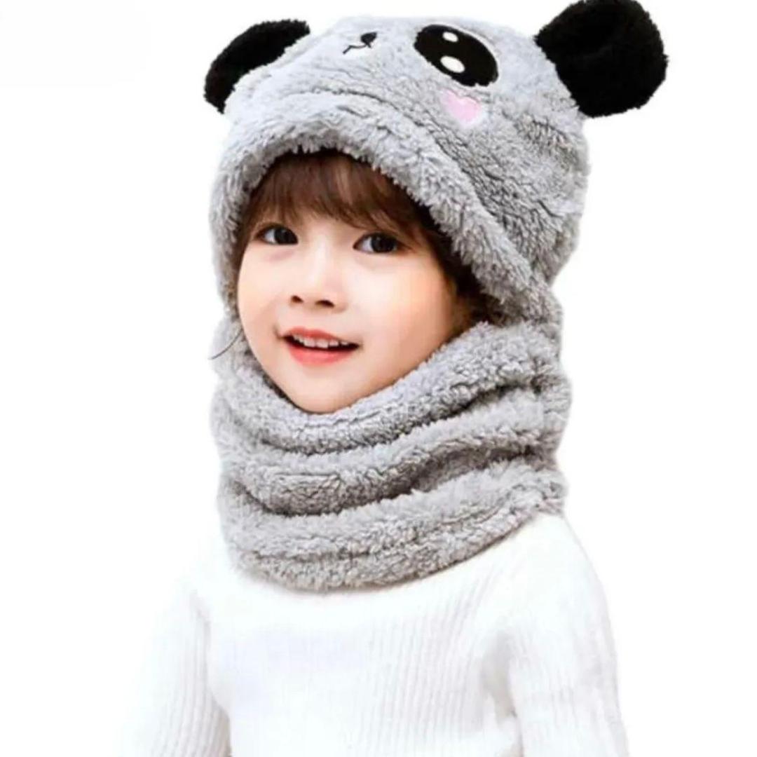 Cozy Wool Beanie & Neck Warmer Set for Kids (Ages 1–10) – Soft, Warm & Comfortable Winter Cap