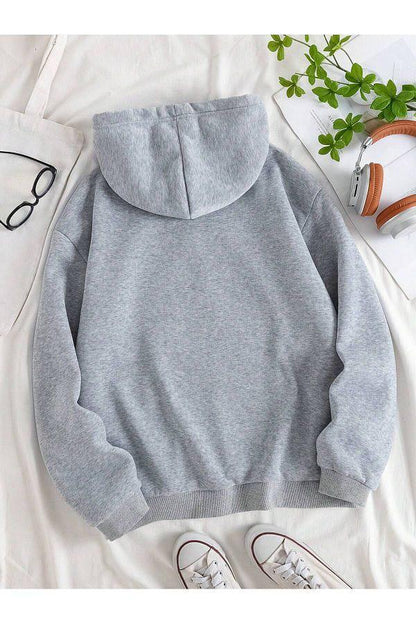 Comfortable Fleece Hooded Hoodie for Men – Soft & Warm Casual Wear