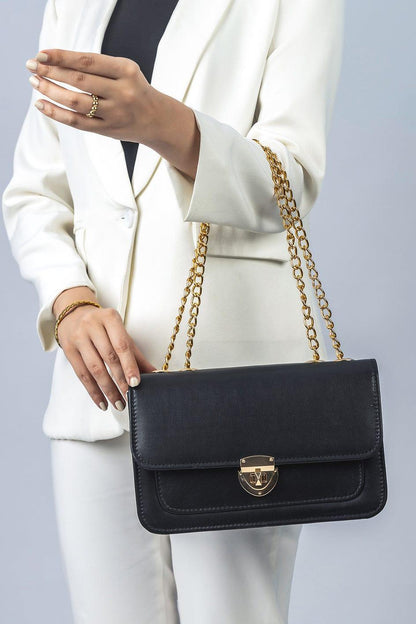 Girls' PU Leather Shoulder Bag – Unique Design, Compact & Stylish Handbag