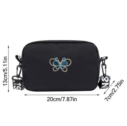 Girls’ Butterfly Crossbody Bag – Multicolor Rexine