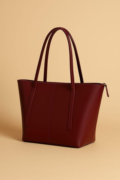 Girls’ Classic Rexine Tote Bag – Multiple Colors