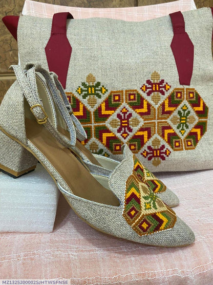 Luxury Women's Handbag with Free Sandals – Limited Time Offer!