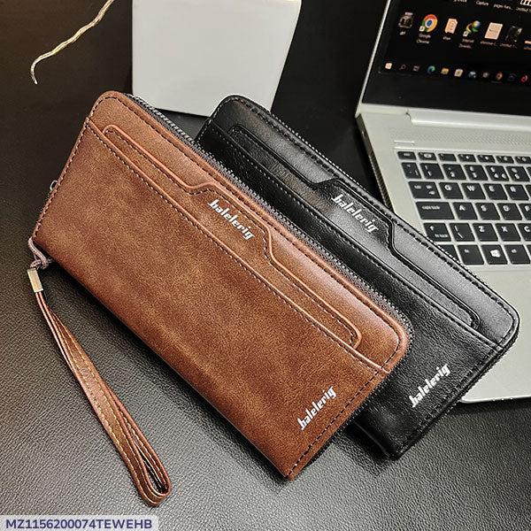 ✨ Classic PU Leather Unisex Wallet – Black & Brown ✨