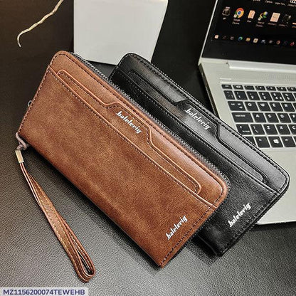 ✨ Classic PU Leather Unisex Wallet – Black & Brown ✨
