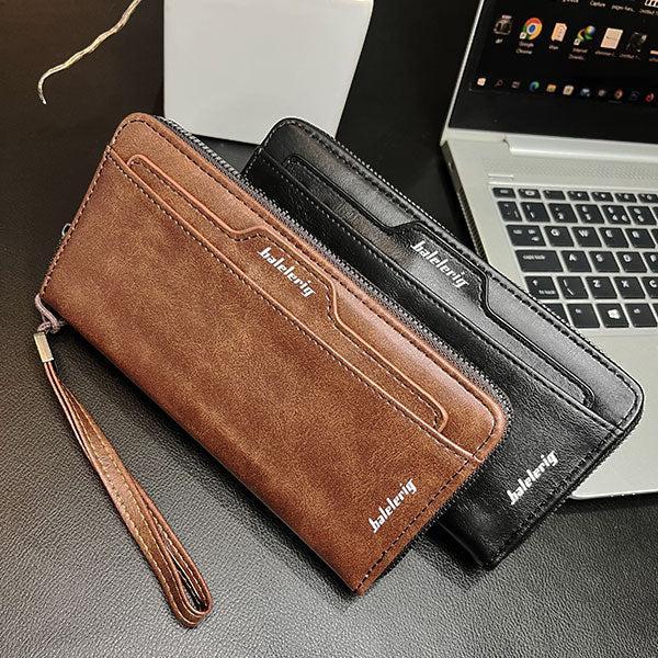 ✨ Classic PU Leather Unisex Wallet – Black & Brown ✨