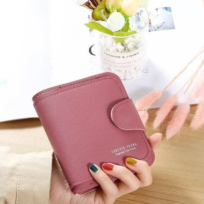 ✨ PU Leather Short Wallet – Compact & Stylish ✨