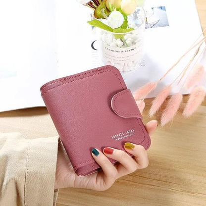 ✨ PU Leather Short Wallet – Compact & Stylish ✨
