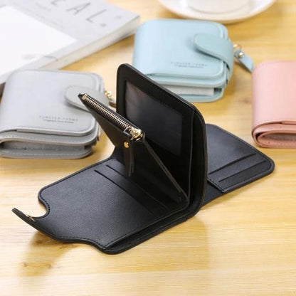 ✨ PU Leather Short Wallet – Compact & Stylish ✨