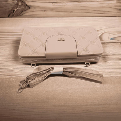 🦋 Elegant Women’s Embroidered PU Leather Clutch – Butterfly Design