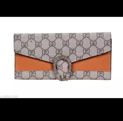 ✨ Women’s PU Leather Tri-Fold Clutch Wallet – Slim & Stylish