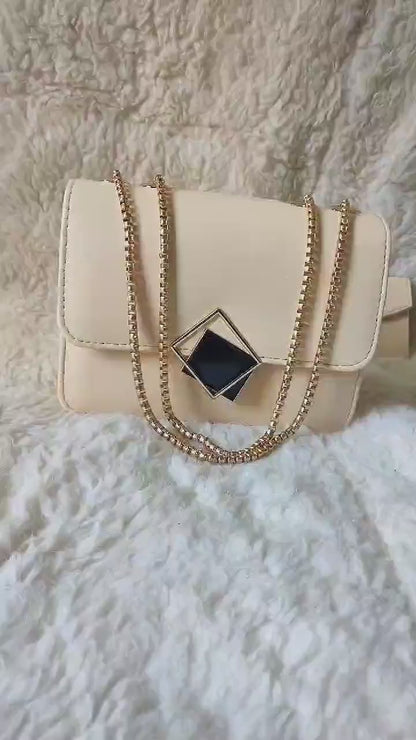 PU Leather 2-Piece Women’s Shoulder Handbag – 7"x9" – Stylish & Durable